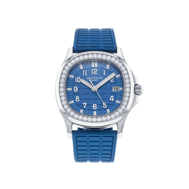 Patek Philippe Aquanaut Luce 5067A 022 Ladies Stainless Steel Blue Dial Diamond Bezel 2020