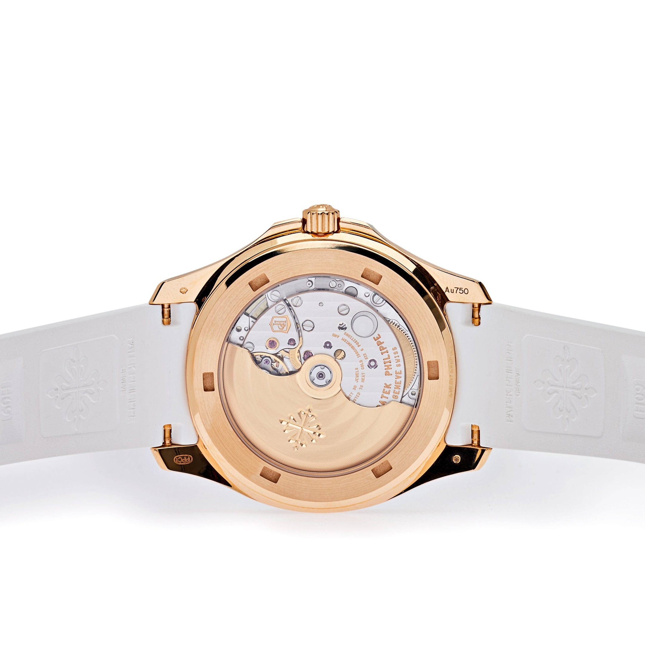 Patek Philippe Aquanaut Luce 5268/200R-001 Rose Gold Diamond Bezel Whi ...
