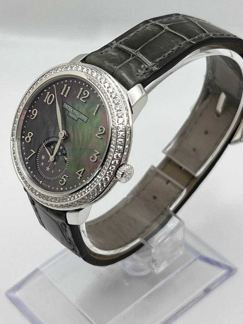 Patek Philippe Complications 4968G-001 Moon Phase White Gold Mother of Pearl Dial Diamond Bezel (2022)