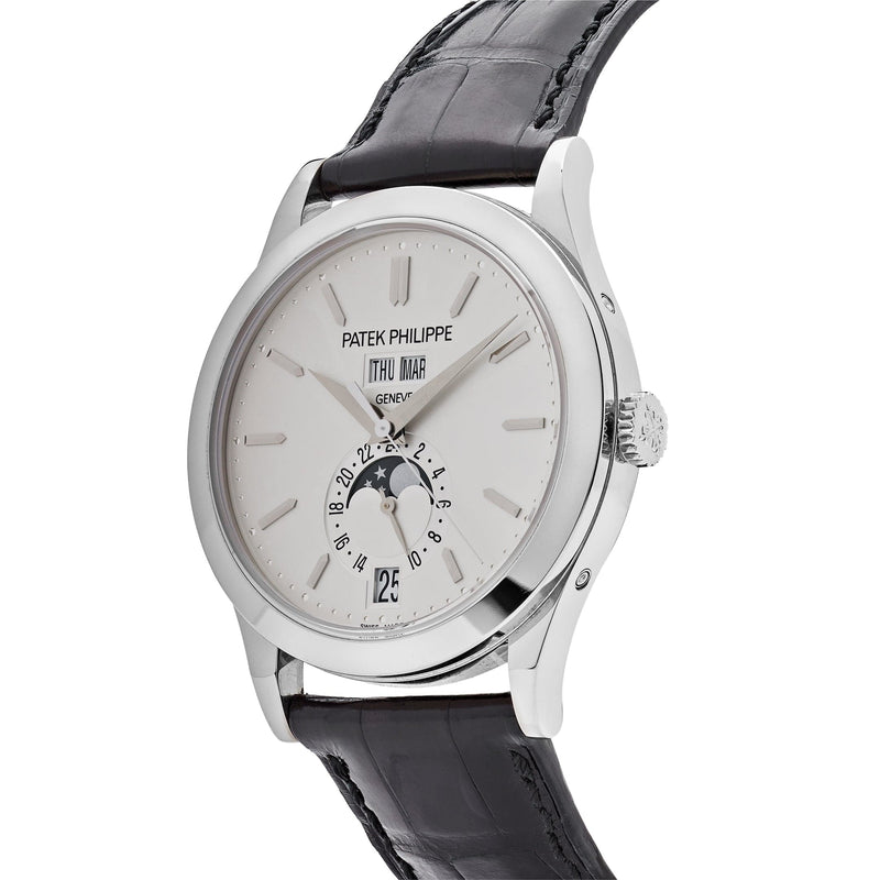 Patek Philippe Complications 5396G-011 Annual Calendar Moon Phase White Gold (2019)