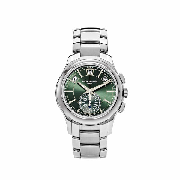 Patek Philippe Complications 5905/1A-001 Annual Calendar Flyback Chronograph Green Dial