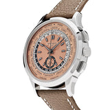 Patek Philippe Complications 5935A-001 World Time Chronograph Steel Opaline Carbon Motif Dial