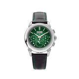 Patek Philippe Grand Complications 5270P-014 Perpetual Calendar Platinum Green Dial Chronograph (2022)