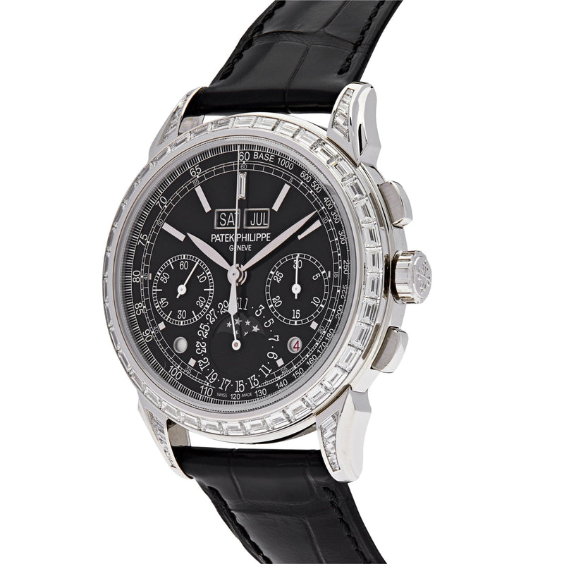 Patek Philippe Grand Complications 5271P-001 Perpetual Calendar Platinum Black Dial