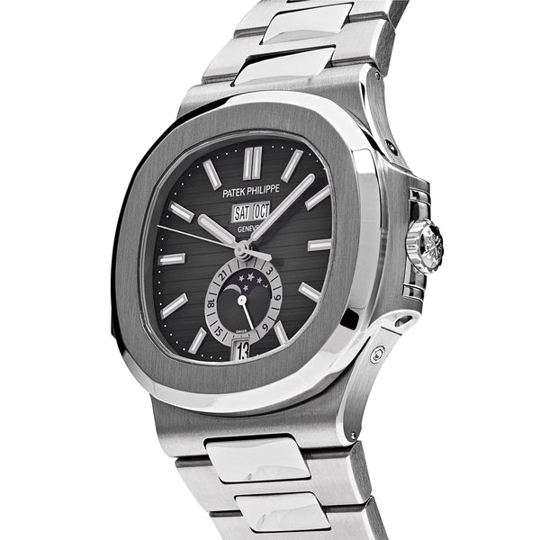 Patek Philippe Nautilus 5726/1A-001 Annual Calendar Moon Phase Stainless Steel