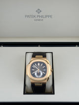 Patek Philippe Nautilus 5980R-001 Chronograph Date Rose Gold Brown Dial (2017)