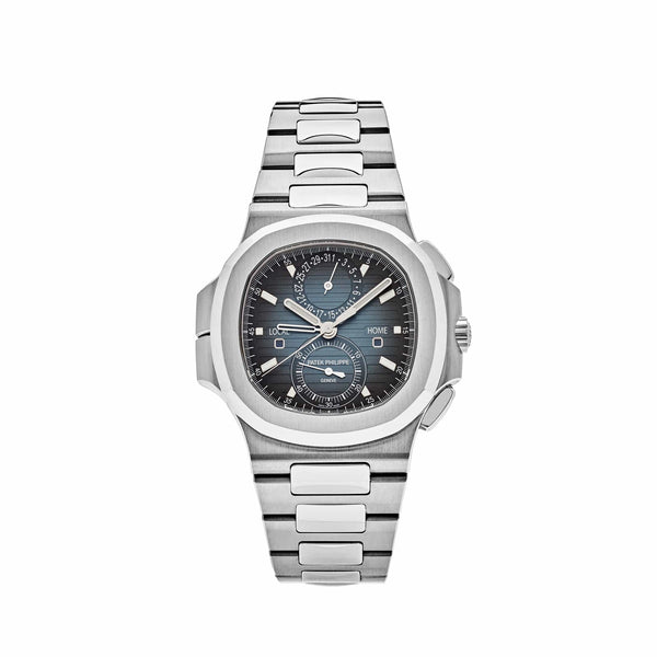 Patek Philippe Nautilus 5990/1A-011 'Travel Time' Flyback Chronograph Stainless Steel Blue Dial (2023)