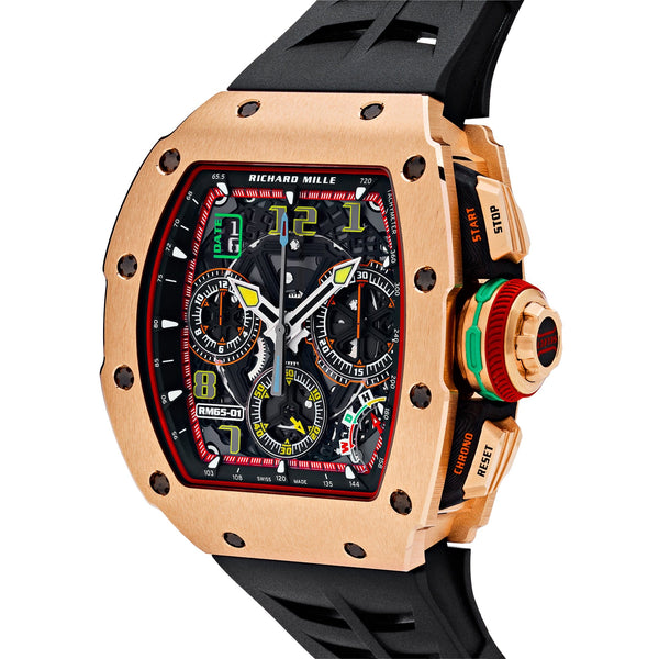 Richard Mille RM 65-01 Automatic Chronograph Full Rose Gold