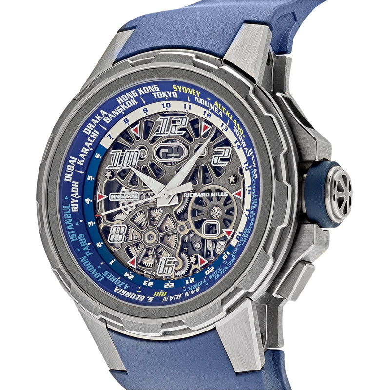 Richard Mille RM 63-02 Automatic Worldtimer Titanium