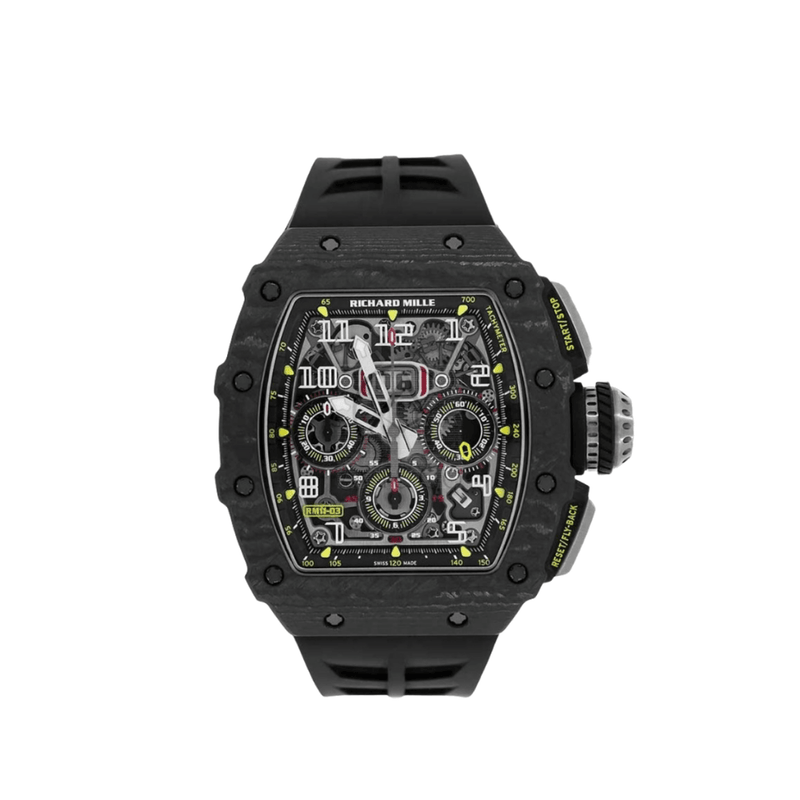 Richard Mille RM 11-03 Black Carbon TPT Quartz Flyback Chronograph Limited Edition