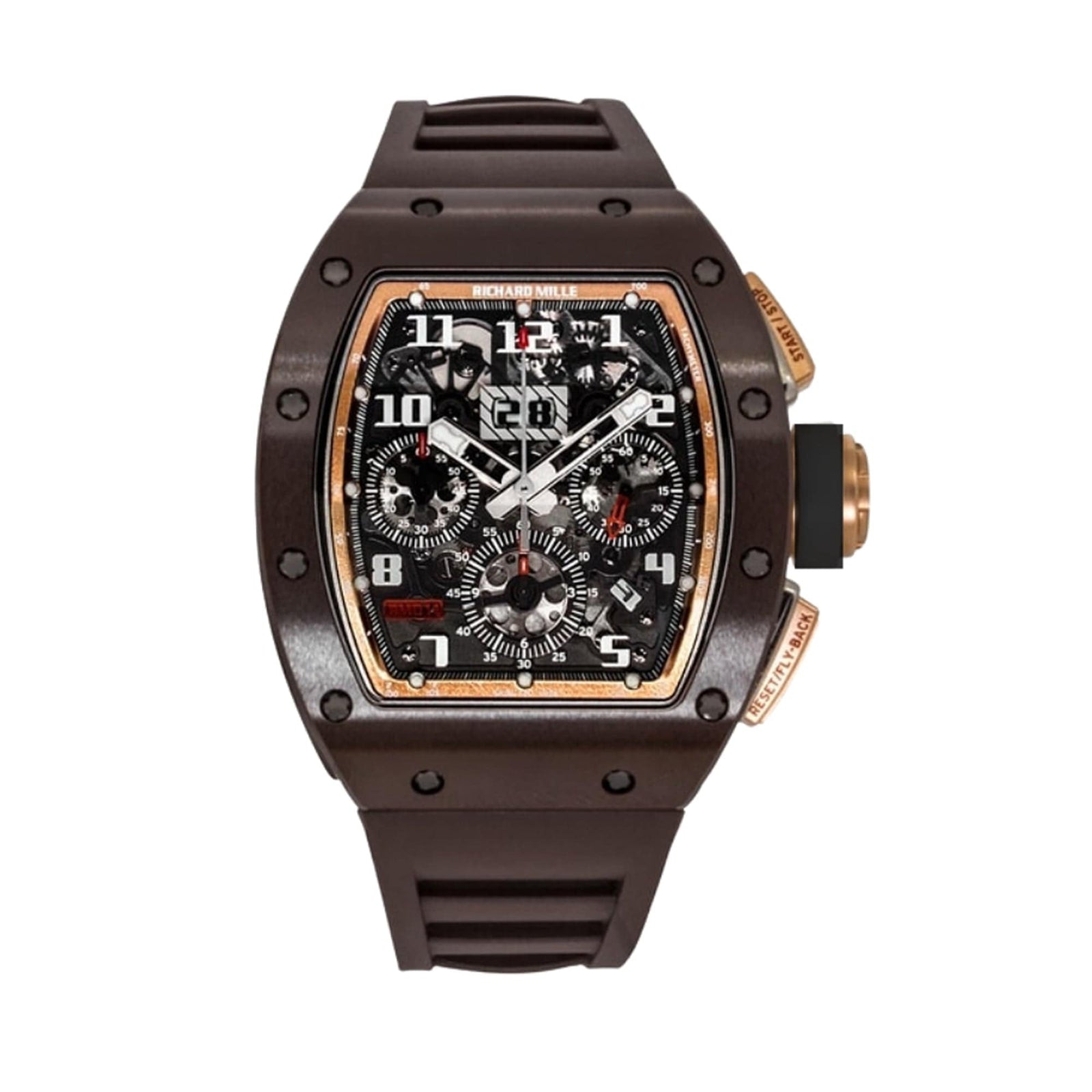 Richard Mille RM 011 Brown Ceramic TZP Asia Edition – Mavani & Co