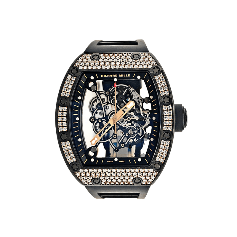 Richard Mille RM 055 Bubba Watson Diamonds Rose Gold Carbon TPT