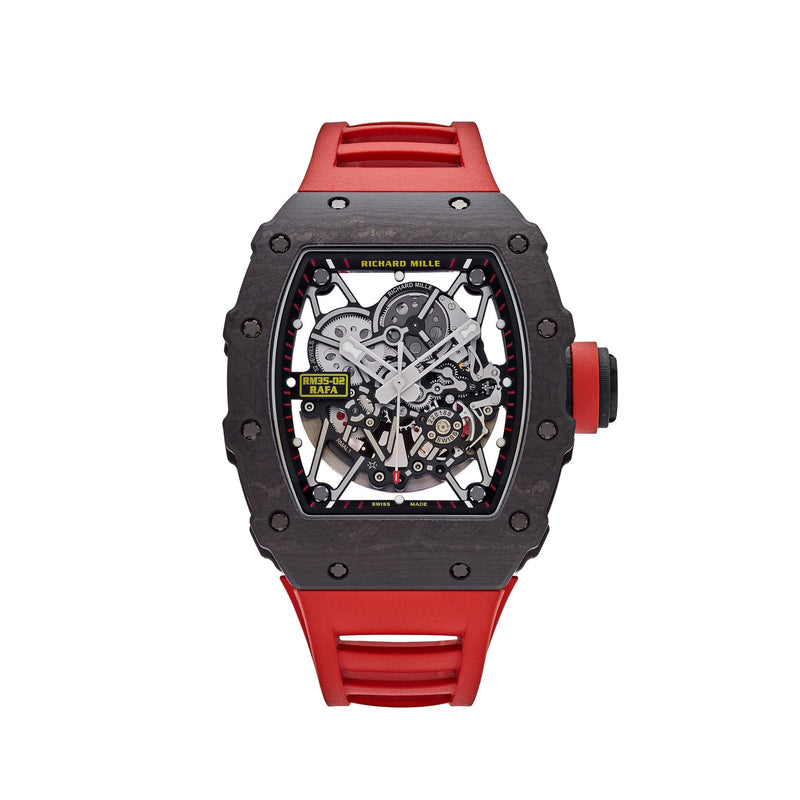 Richard Mille RM 35-02 Carbon TPT Red Strap – Mavani Co