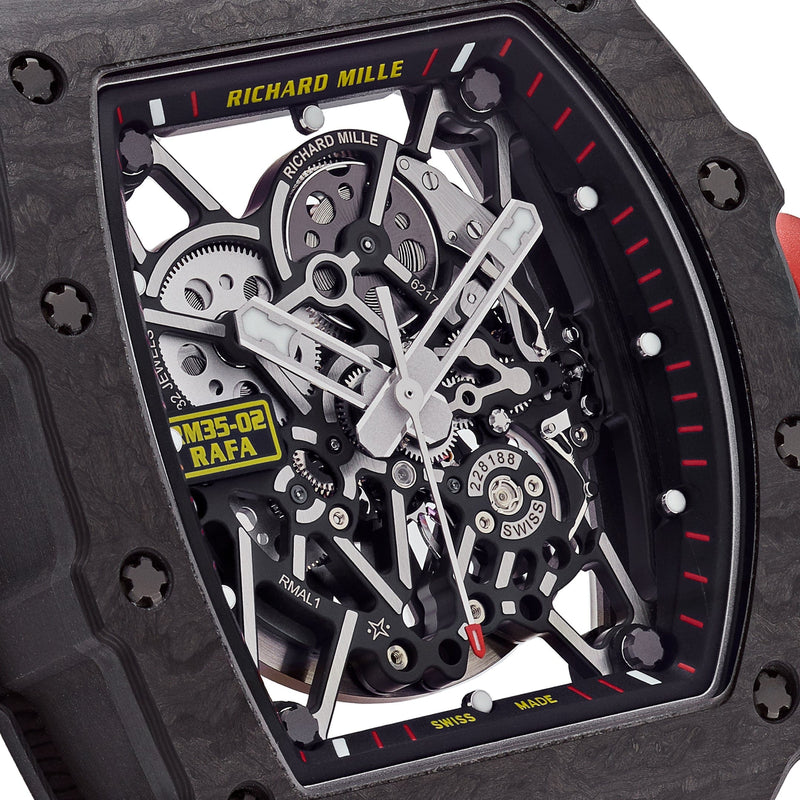 Richard Mille RM 35-02 Carbon TPT Red Strap