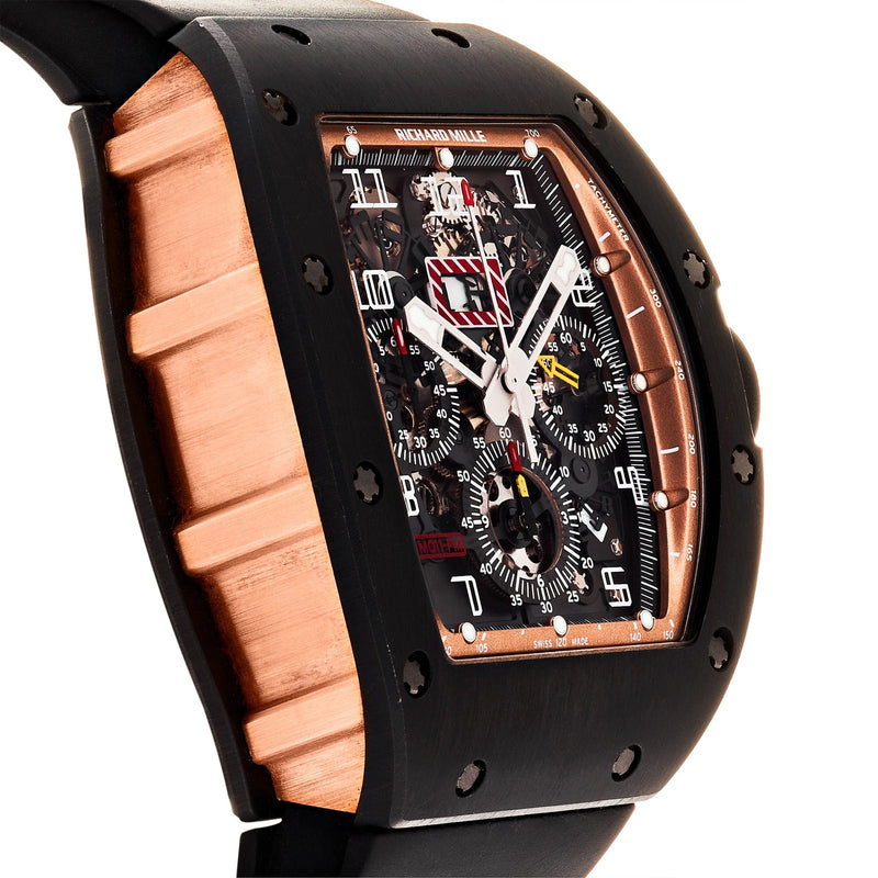 Richard Mille RM 011 Felipe Massa Boutique Exclusive DLC Titanium Rose Gold