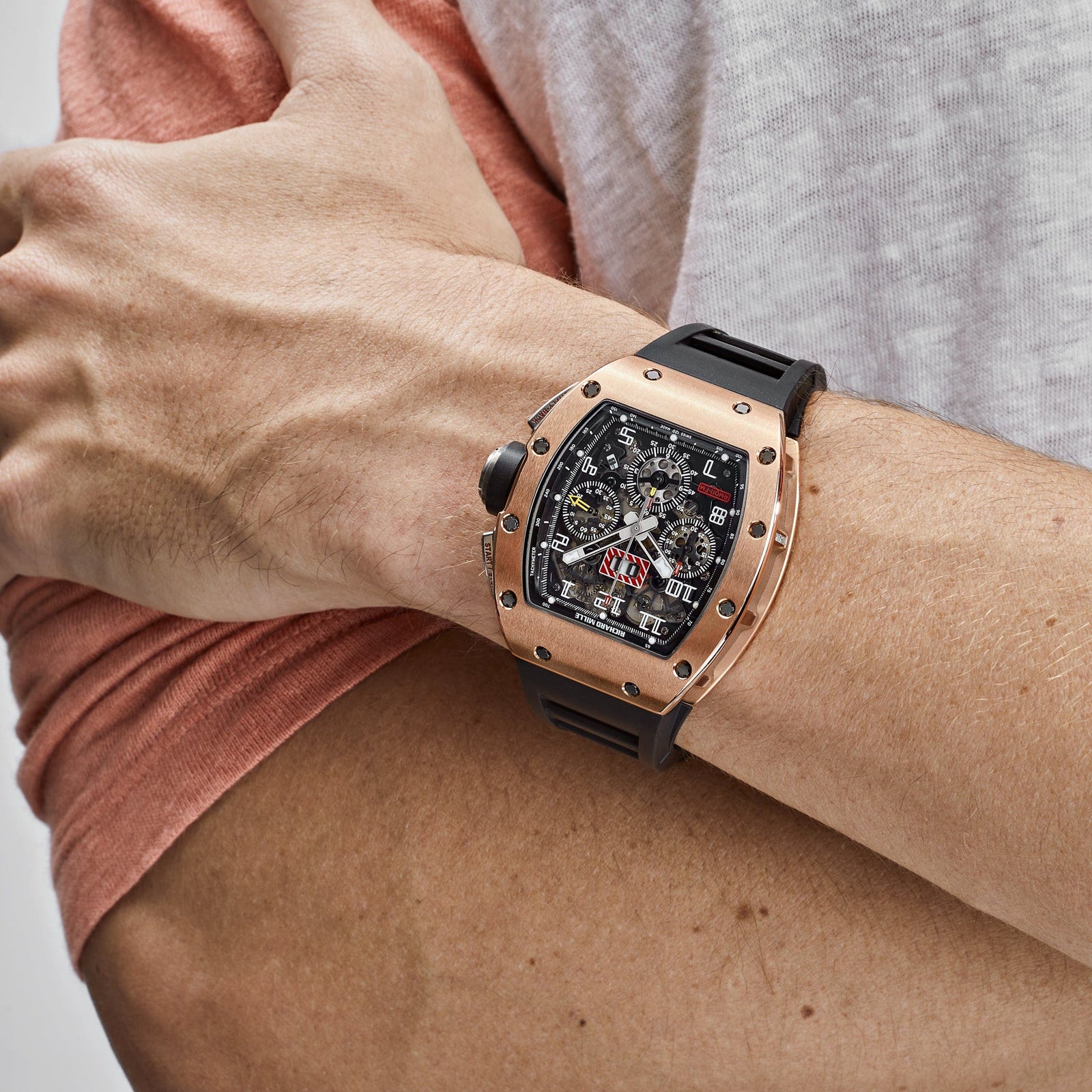 Richard Mille Rose Gold Richard Mille RM 011 Felipe Massa Chronograph Rose Gold – Mavani Co