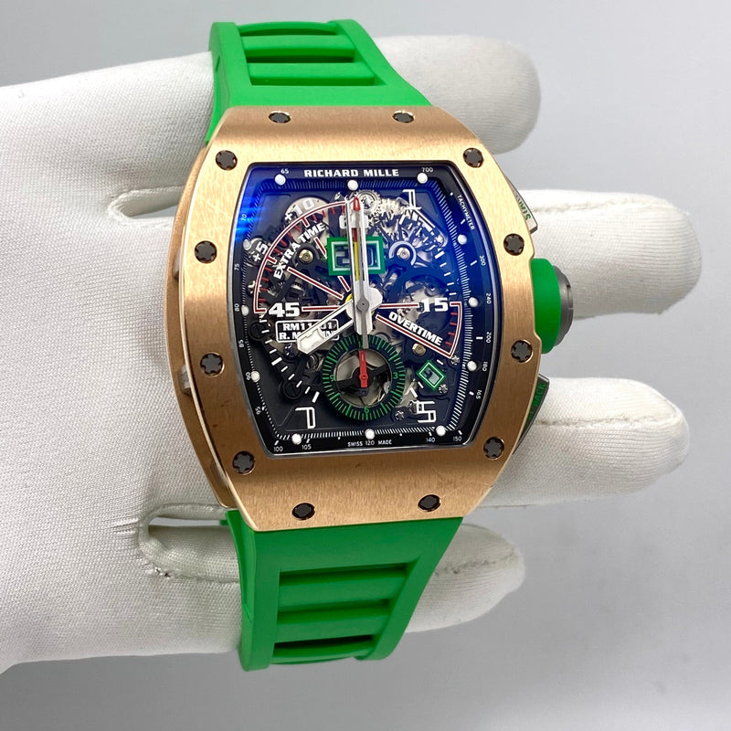 Richard Mille RM 011-01 Robert Mancini Chronograph Flyback Rose Gold