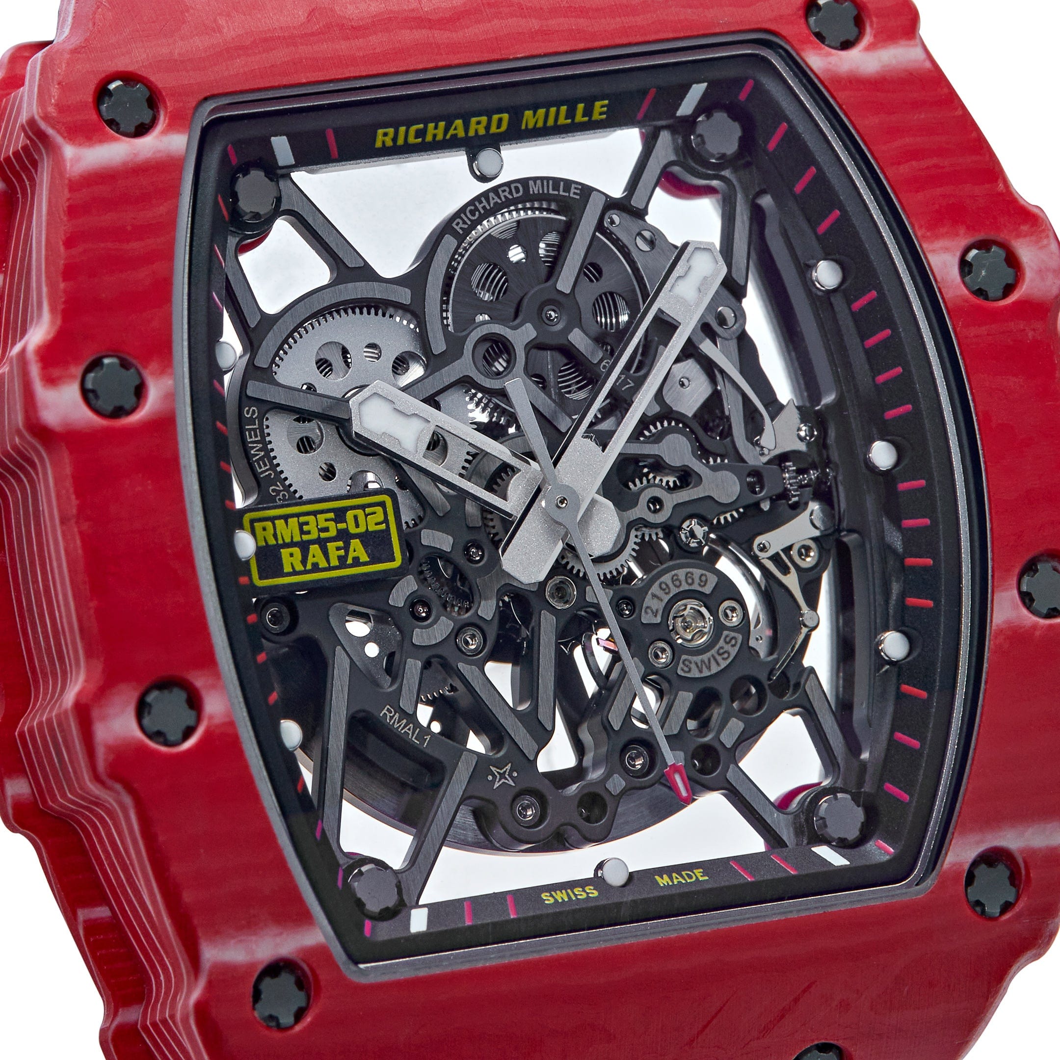 Richard Mille RM 35-02 Rafael Nadal Automatic Red Quartz TPT – Mavani & Co