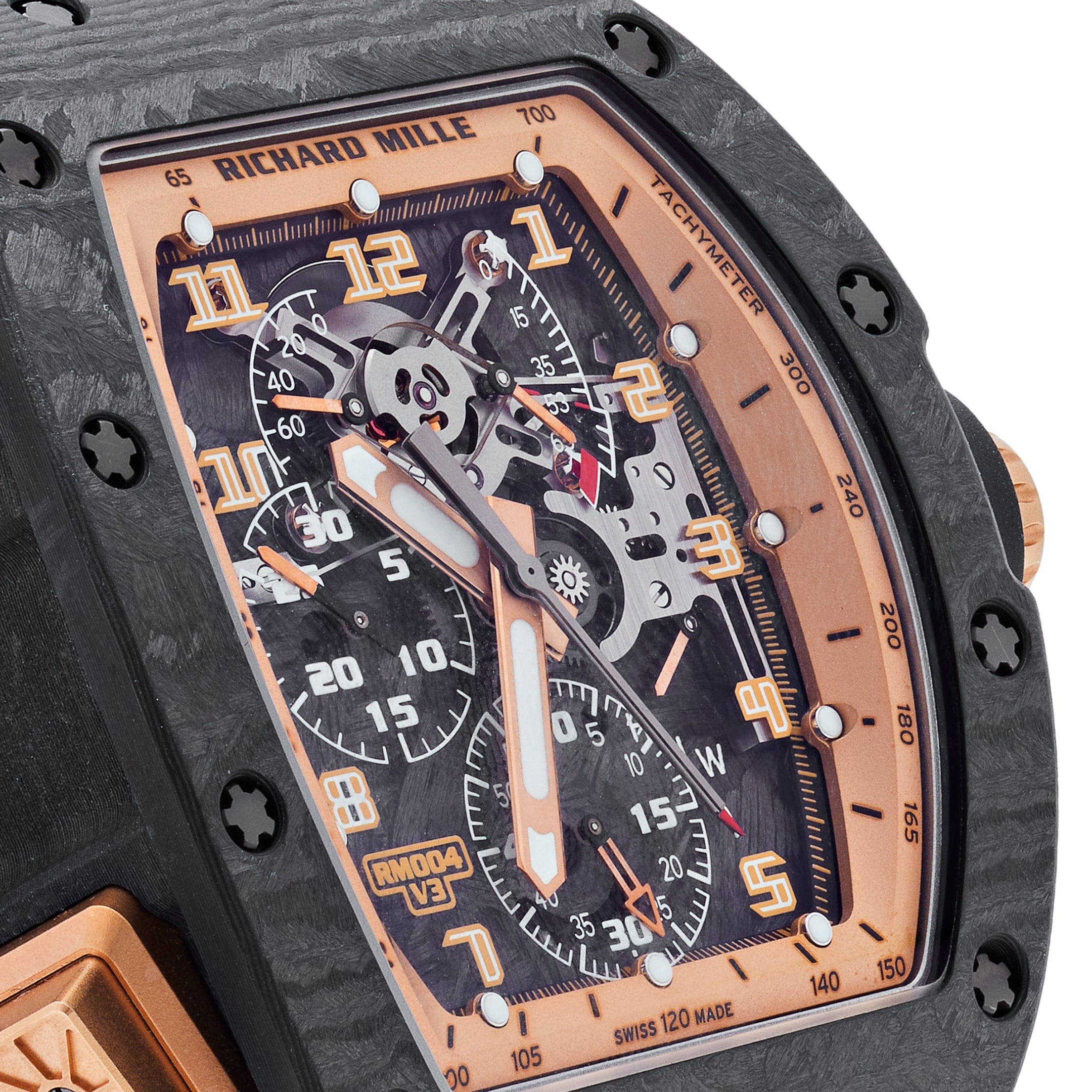 Richard Mille RM 004-V3 'Asia Edition' Carbon-TPT Rose Gold Limited Ed ...