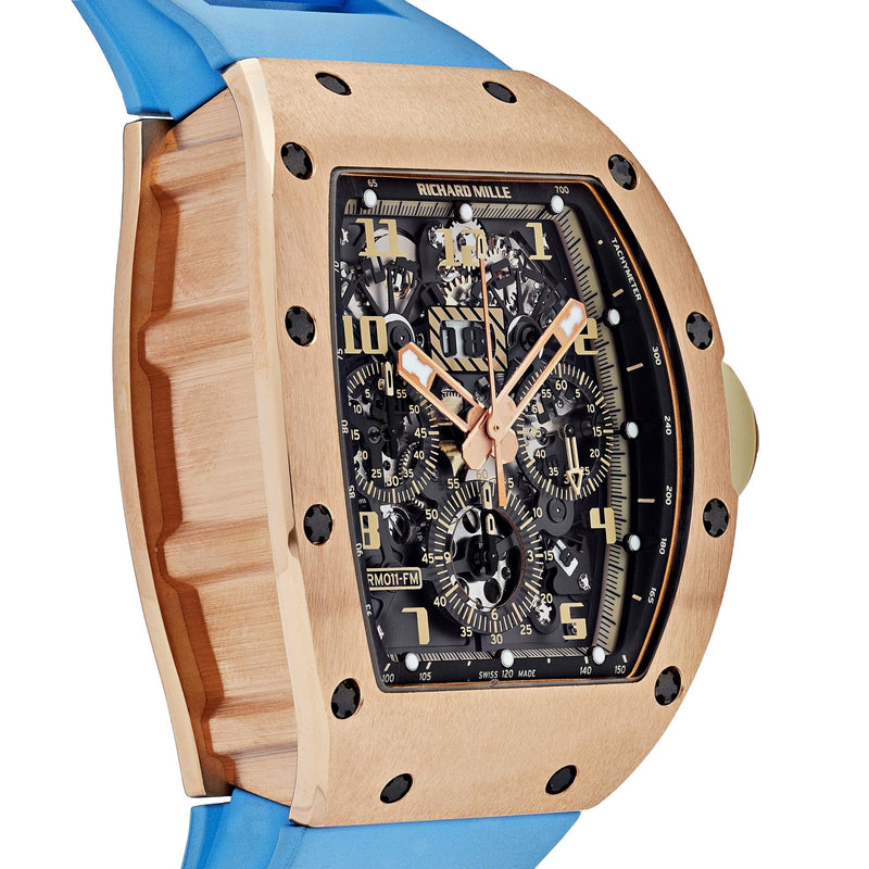 Richard Mille RM 011 Felipe Massa Automatic Flyback Chronograph Ivory Rose Gold