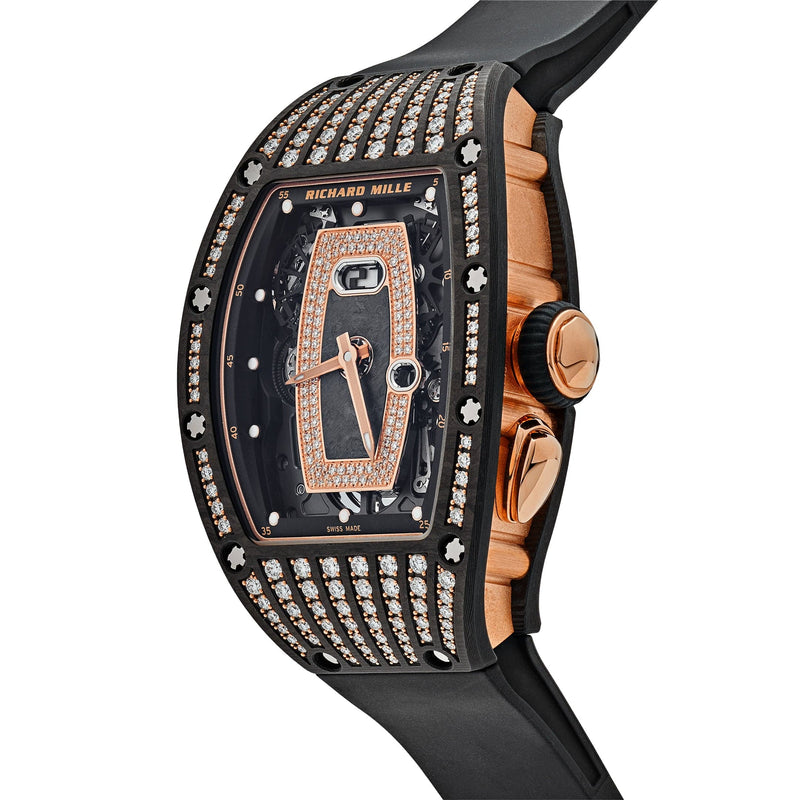 Richard Mille RM 037 Rose Gold Carbon TPT Diamond Set