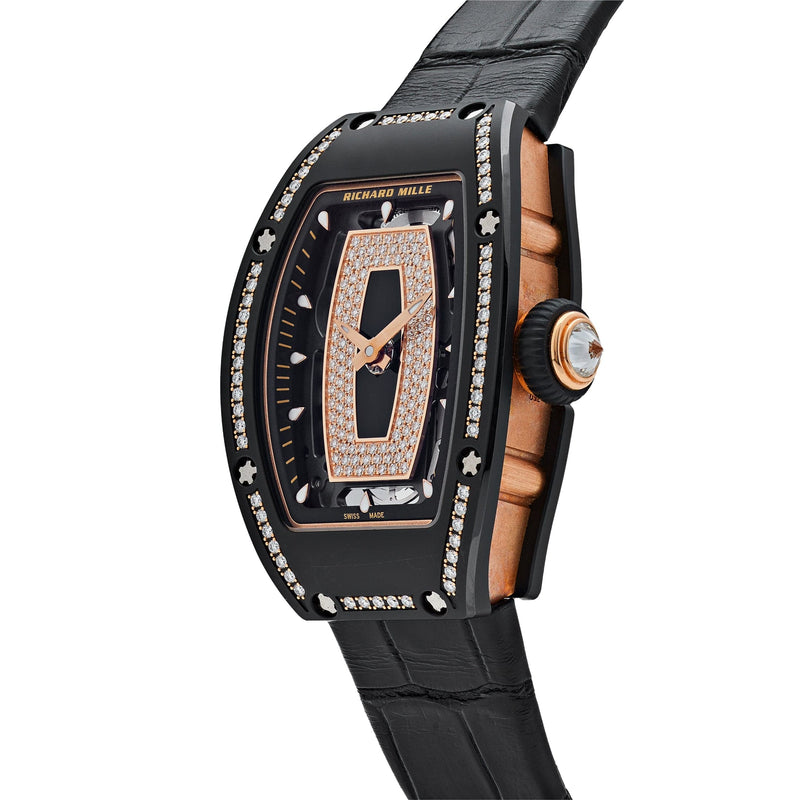 Richard Mille RM 07-01 Black Ceramic Diamond Bezel