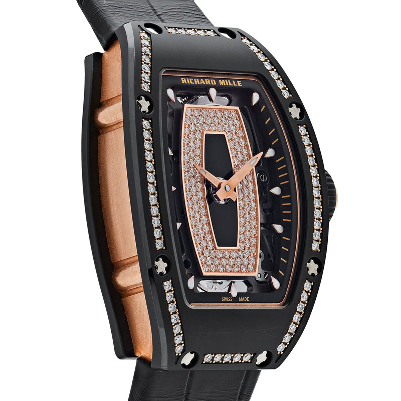 Richard Mille RM 07-01 Black Ceramic Diamond Bezel