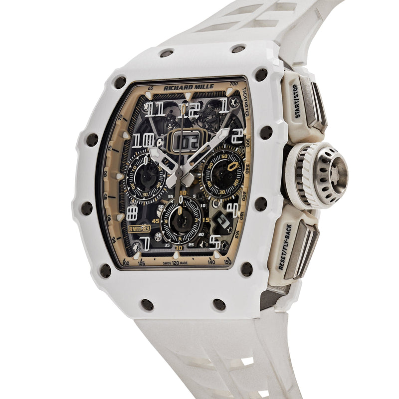 Richard Mille RM 11-03 'Last White Edition' Automatic Flyback Chronograph White Ceramic