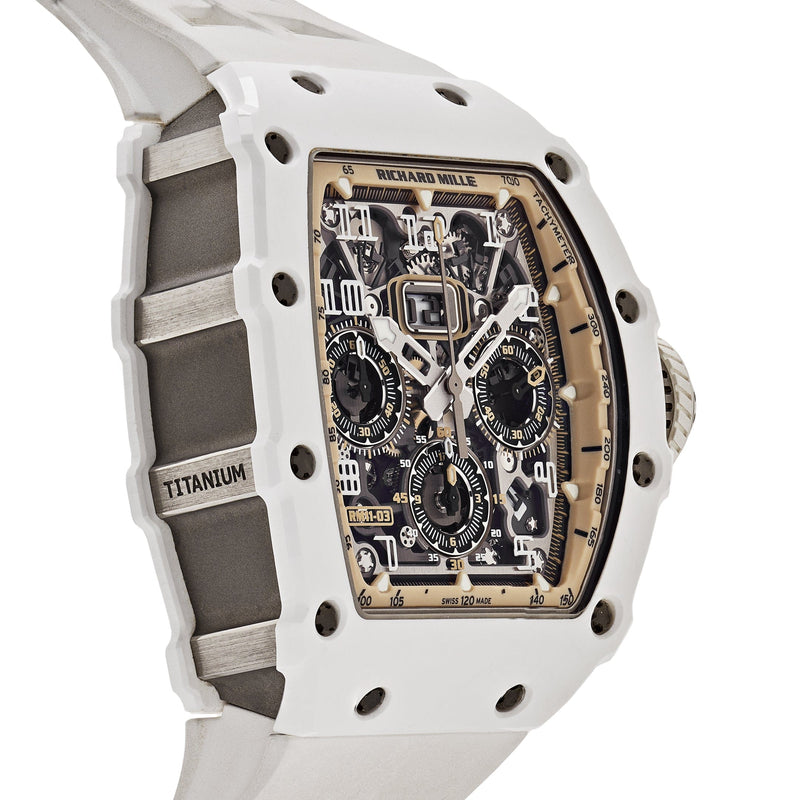Richard Mille RM 11-03 'Ivory' in white ceramic and titanium Richard Mille RM 11-03 'Ivory' in white ceramic and titanium