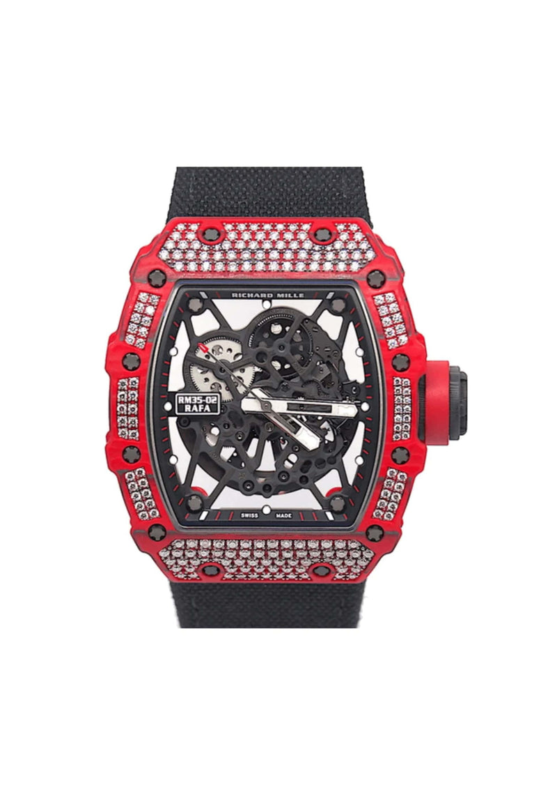 Richard Mille RM 35-02 'Rafa' Rafael Nadal Diamond Set Red Quartz