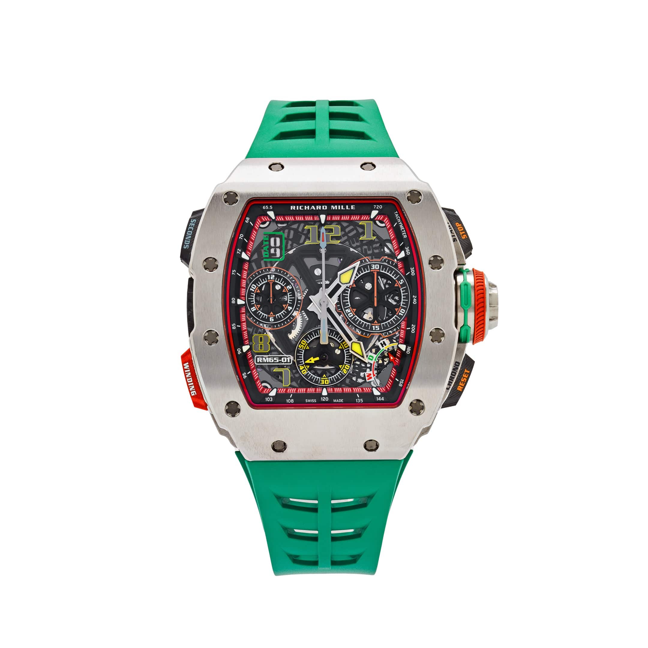 Rm 65 Number Richard Mille RM 65-01 Automatic Split-Seconds Chronograph Titanium (2 ...