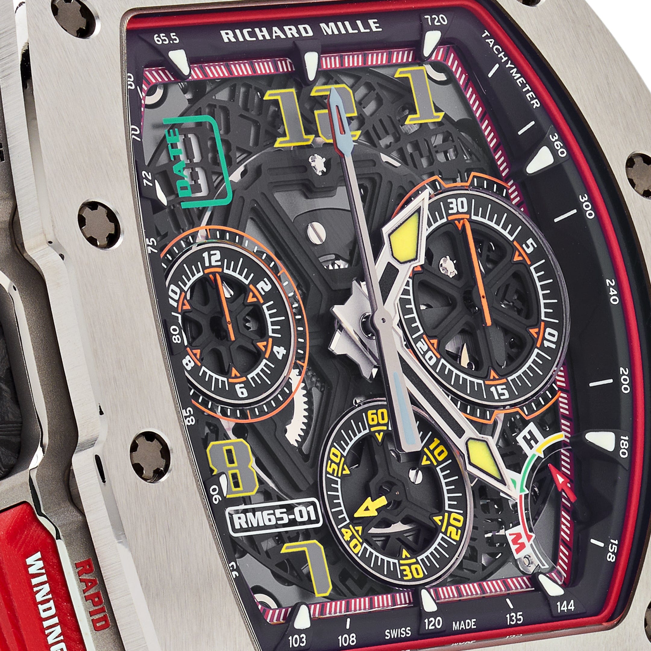 Rm 65 Number Richard Mille RM 65-01 Automatic Split-Seconds Chronograph Titanium (2 ...