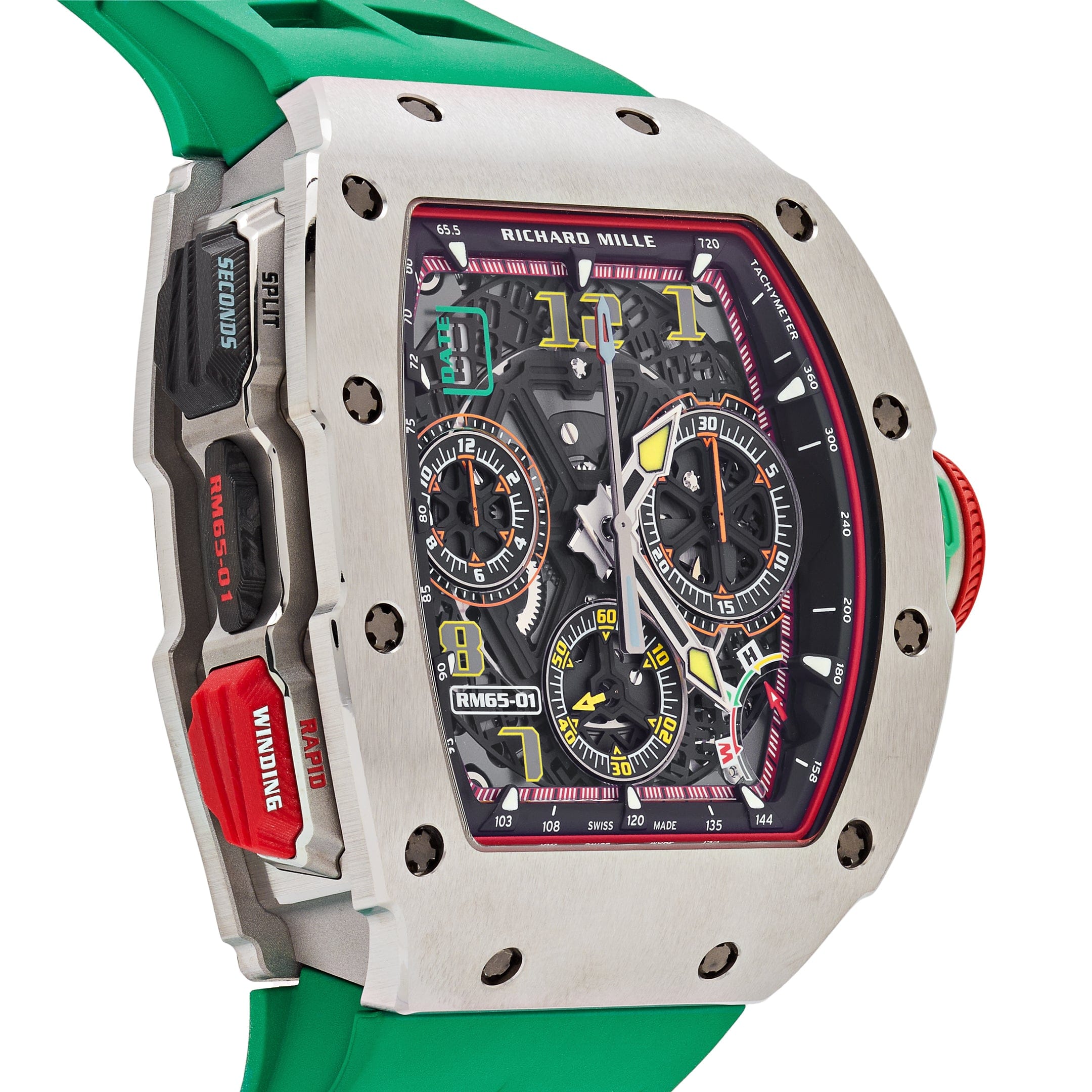 Rm 65 Number Richard Mille RM 65-01 Automatic Split-Seconds Chronograph Titanium (2 ...