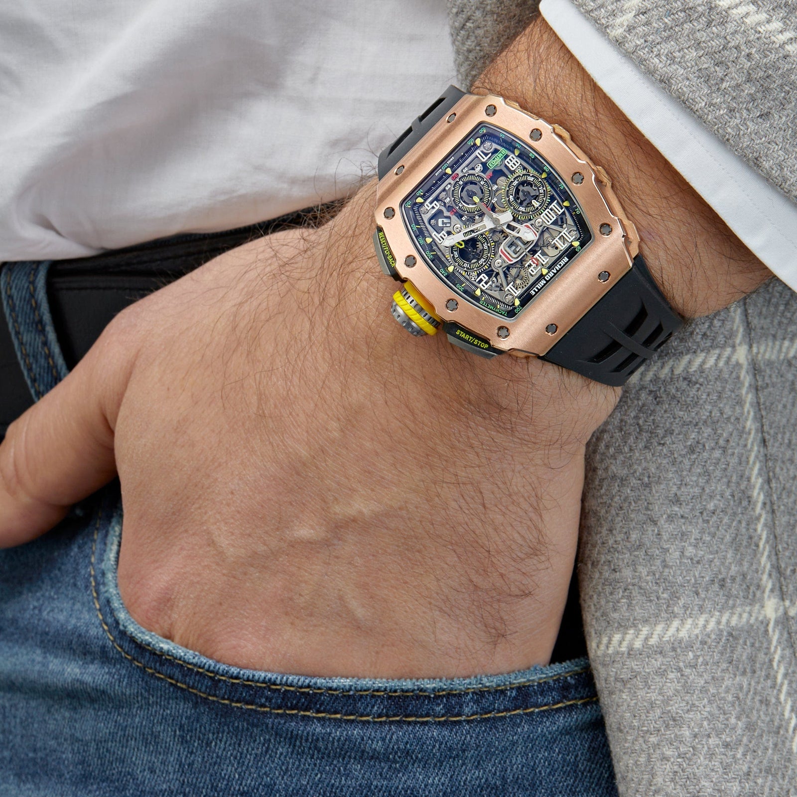 Rose Gold Richard Mille Rm11 Richard Mille RM 11-03 Rose Gold