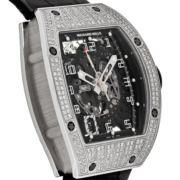 Richard Mille RM 010 Automatic White Gold Diamond Set