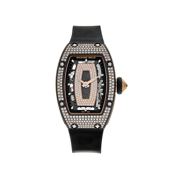 Richard Mille RM 07-01 Rose Gold Carbon-TPT Diamond Bezel