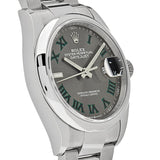 Rolex Datejust 126200 'Wimbledon' Stainless Steel Slate Dial (2021)