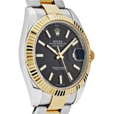 Rolex Datejust 126333 Yellow Gold /  Stainless Steel  Black Dial Oyster