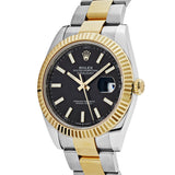 Rolex Datejust 126333 Yellow Gold /  Stainless Steel  Black Dial Oyster