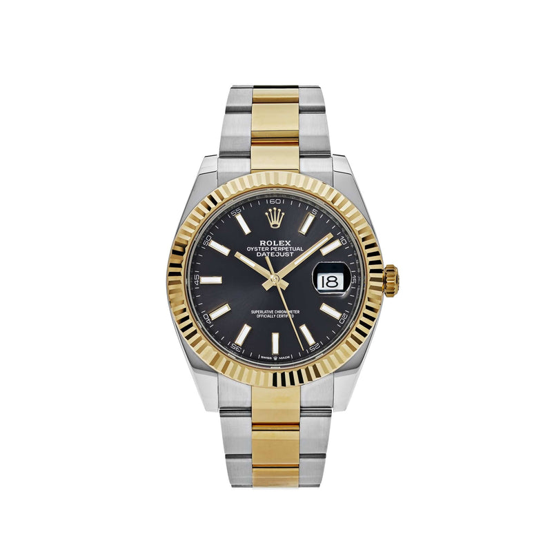Rolex Datejust 126333 Yellow Gold /  Stainless Steel  Black Dial Oyster