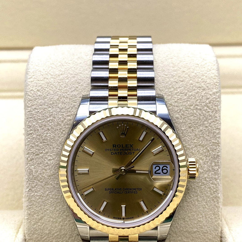 Rolex Datejust 278273 Yellow Gold Stainless Steel Champagne Dial