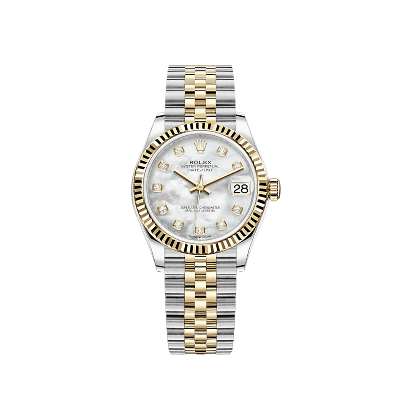 Rolex Datejust 278273 Yellow Gold Stainless Steel Mother of Pearl Dial
