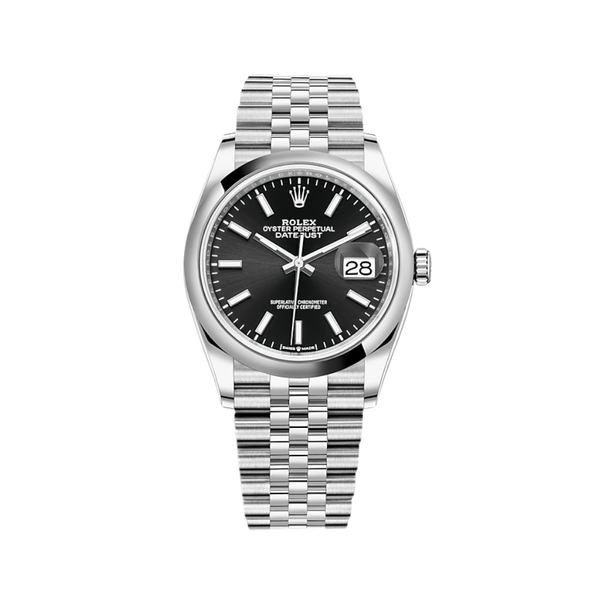 Rolex Datejust 126200 Stainless Steel Black Dial Jubilee