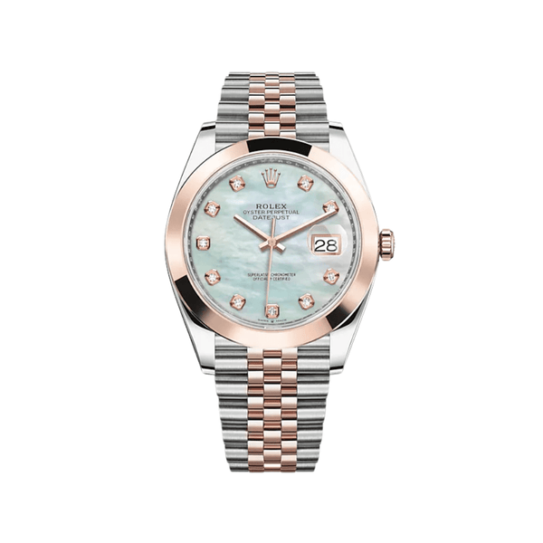 Rolex Datejust 126301 Stainless Steel Yellow Gold Mother of Pearl Diamond Dial Jubilee