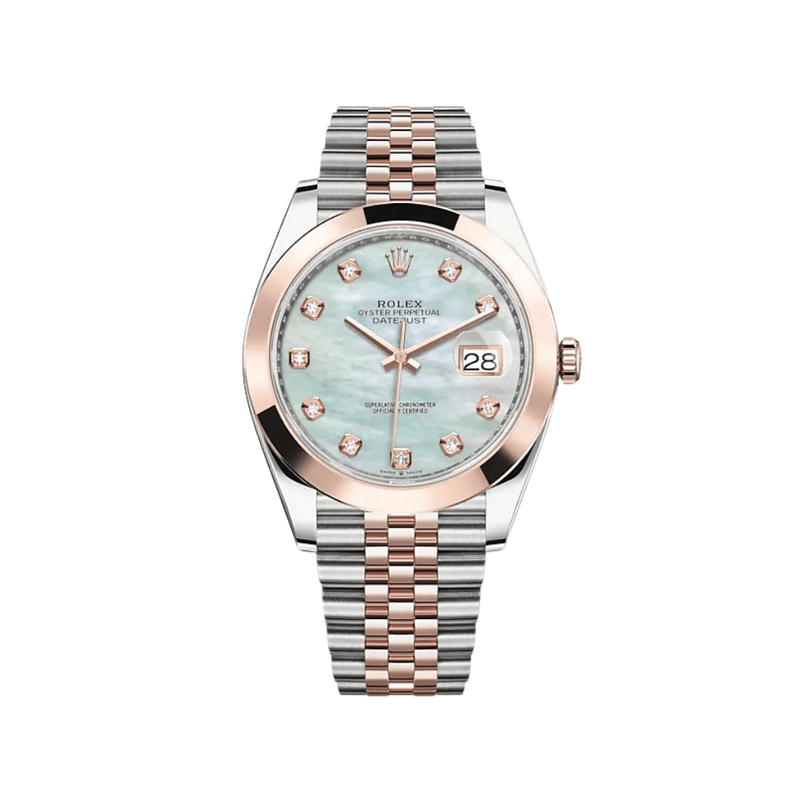 Rolex Datejust 126301 Stainless Steel Yellow Gold Mother of Pearl Diamond Dial Jubilee