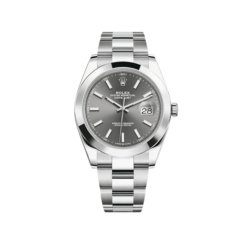 Rolex Datejust 126300 Stainless Steel Slate Dial Oyster