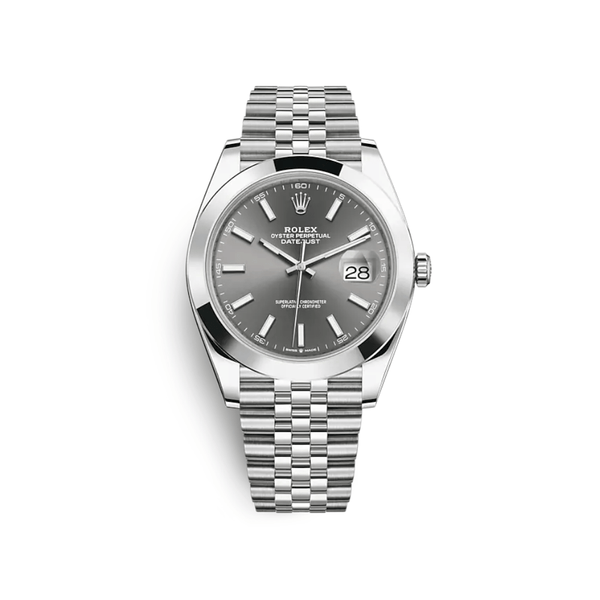 Rolex Datejust 126300 Stainless Steel Slate Dial Jubilee