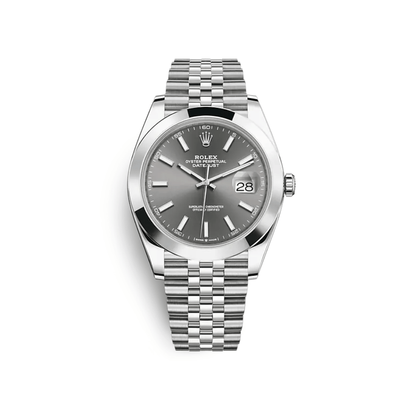 Rolex Datejust 126300 Stainless Steel Slate Dial Jubilee