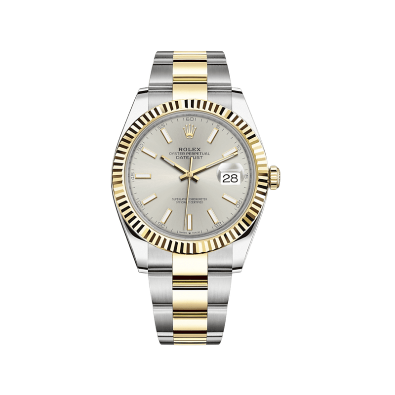 Rolex Datejust 126333 Stainless Steel Yellow Gold Silver Dial
