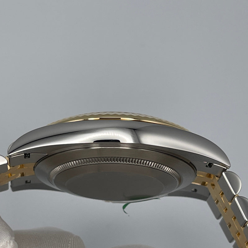 Rolex Datejust 126333 'Wimbledon' Yellow Gold Stainless Steel Slate Jubilee